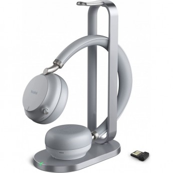 Беспроводная гарнитура YEALINK BH72 with Charging Stand UC Light Gray USB-A, BHC76, серая