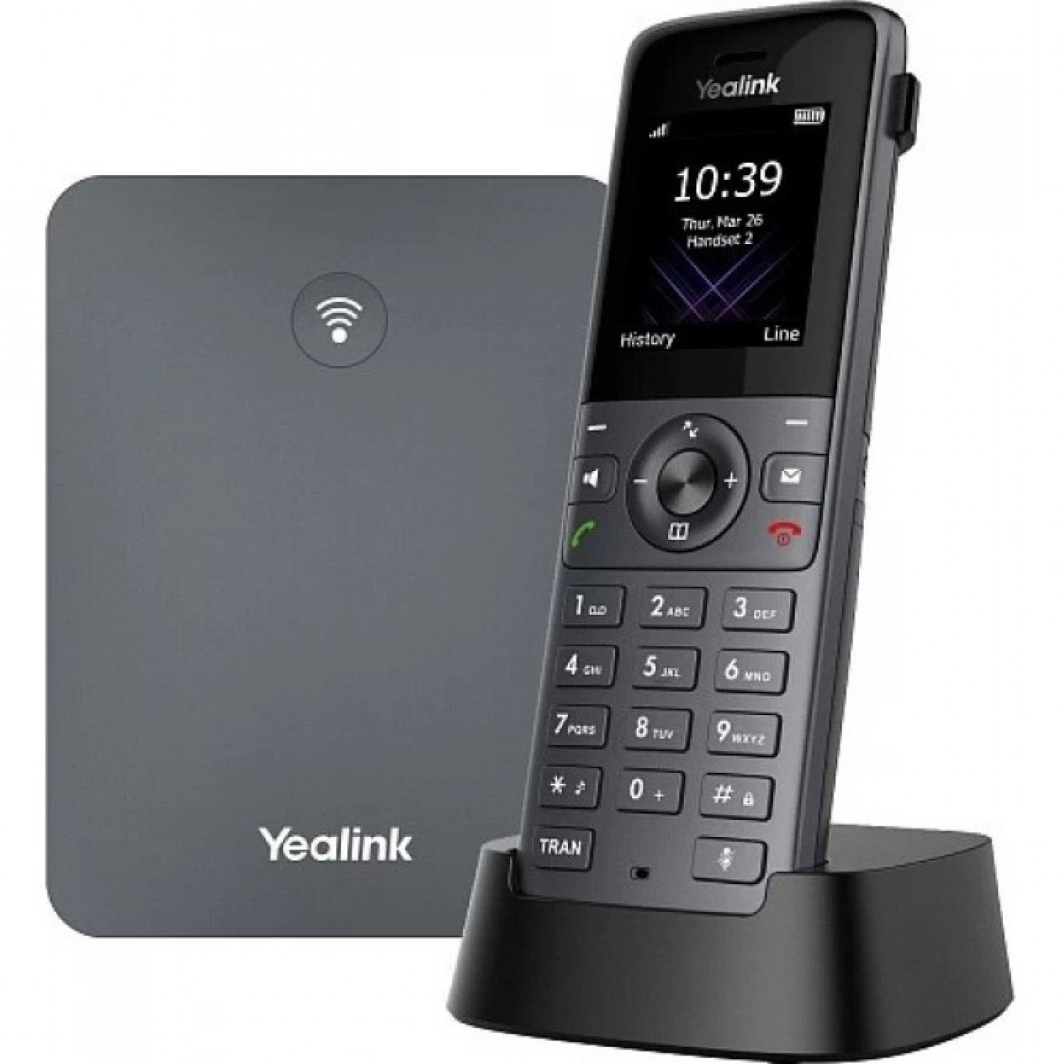 YEALINK W73P. Купить Беспроводной телефон с базой на Официальном Сайте  Дилера YEALINK в России.