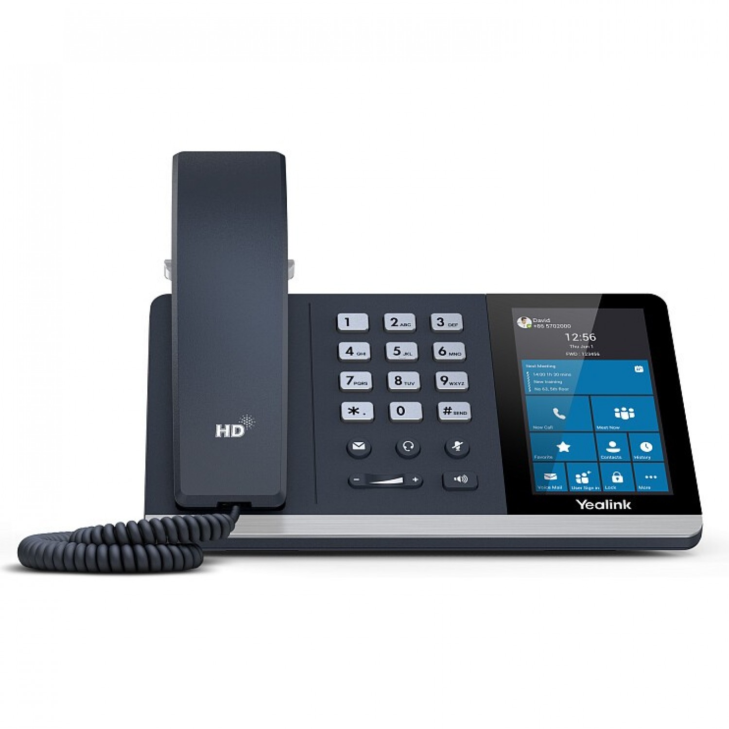 IP-телефон YEALINK SIP-T55A SKYPE FOR BUSINESS SIP-T55A-SfB. Купить IP- телефон на Официальном Сайте Дилера YEALINK в России.